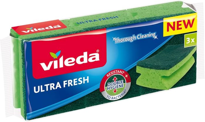 VILEDA ULTRA FRESH HIGH FOAM SPONGE (3 PIECES)