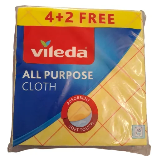 VILEDA ALL PURPOSE CLOTH ( 4+2 PIECES )