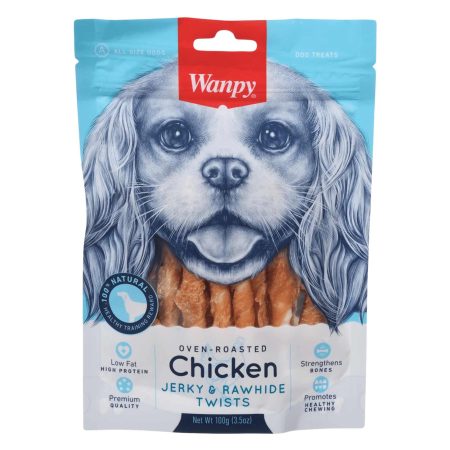 WANPY CHIKEN JERKY RAWHIDE 100G