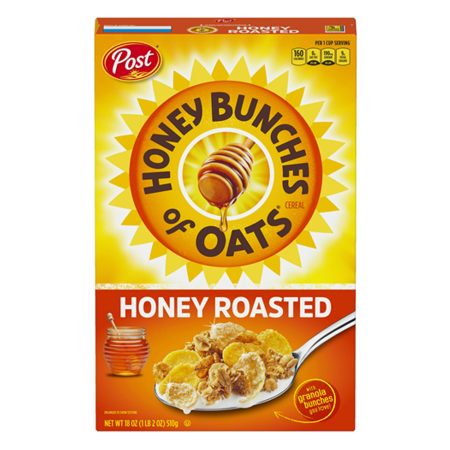 POST HONEY BUNCHES OF OATS HONEY ROASTED 340G
