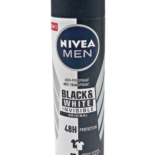 NIVEA BLACK & WHITE INVISIBLE 48H DEODORANT FOR MEN 150ML