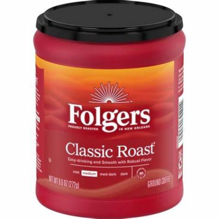 FOLGERS CLASSIC ROAST COFFEE 9.6OZ