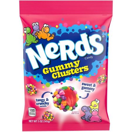 NERDS CLUSTERS MED CANDY