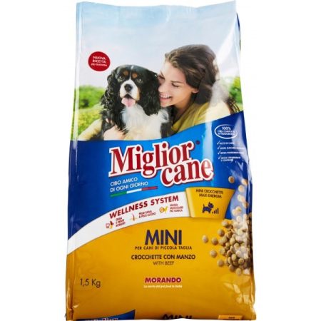MIGLIOR CANE DOG MINI CROCHETTE MANZO 1.5KG