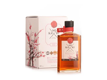 KAMIKI SAKURA WOOD JAPANESE WHISKY BOX 50CL