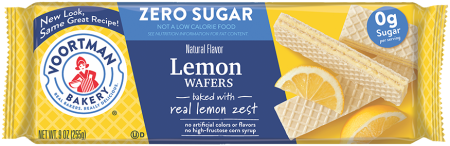 VOORTMAN WAFER SUGAR FREE LEMON FLAVOUR 255G