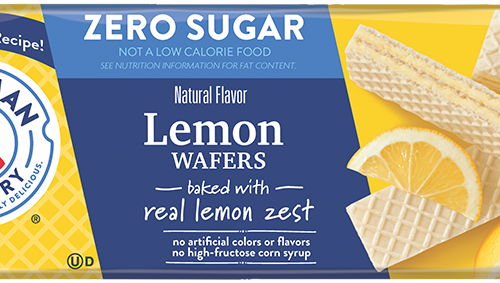 VOORTMAN WAFER SUGAR FREE LEMON FLAVOUR 255G
