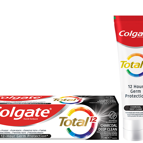 COLGATE TOTAL 12 CHARCOAL 75ML -25%