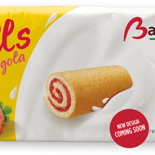 BALCONI MINI ROLLS STRAWBERRY 30G