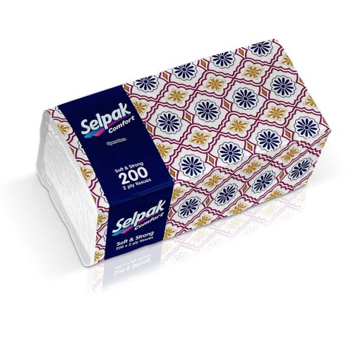 SELPAK FACIAL COMFORT 200 SHEET X3 -10%
