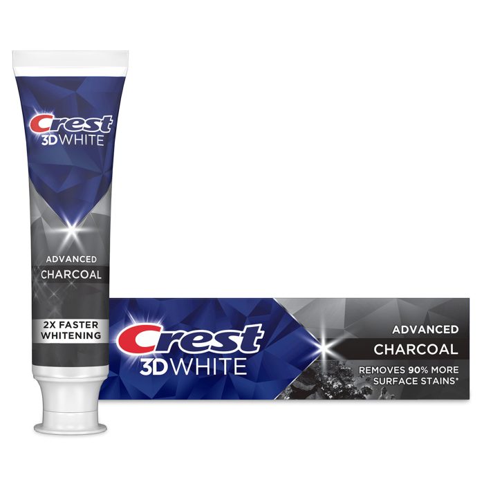 CREST 3D WHITE ADVANCED CHARCOAL 75ML