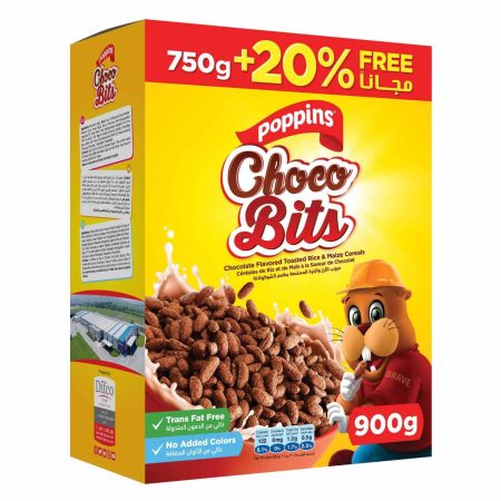 POPPINS CHOCO BITS 750G+20%