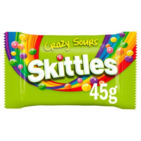 SKITTLES CRAZY SOUR BAG 45G