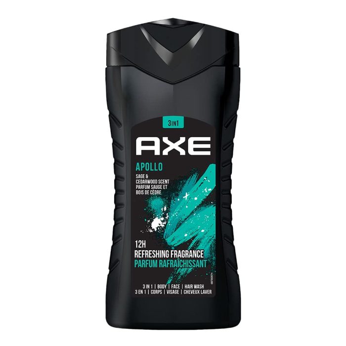 AXE 3IN1 APOLLO SAGE & CEDARWOOD SCENT SHOWER GEL 250ML