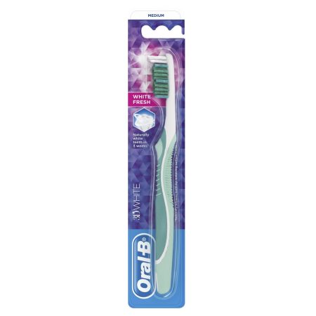 ORAL-B BRUSH 3D WHITE FRESH 40 MEDIUM