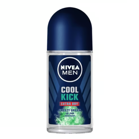 NIVEA COOL KICK FREEZE GREEN EXTRA DRY ROLL ON FOR MEN