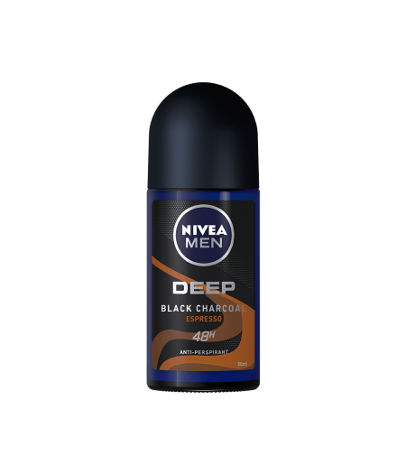 NIVEA DEEP BLACK CHARCOAL ROLL ON FOR MEN