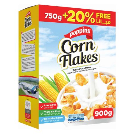 POPPINS CORN FLAKES 750G+20%