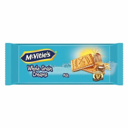 MCVITIES WHOLE GRAIN CREAMS MILK 100G