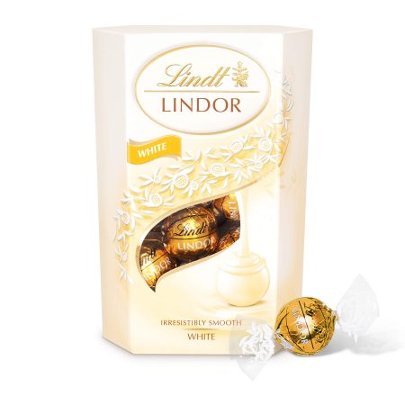 LINDT CORNET 200G LINDOR WHITE