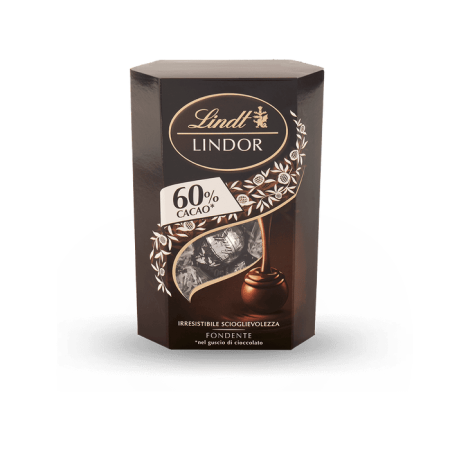LINDT CORNET 200G LINDOR 60% CACAO