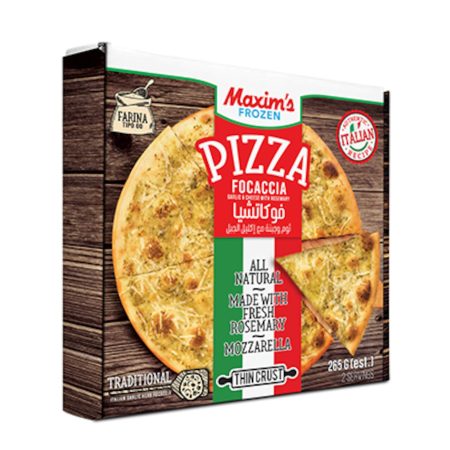 MAXIM'S FROZEN PIZZA FOCACCIA 265G