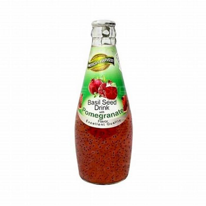 AMERICAN HARVEST BASIL SEED JUICE POMEGRANATE 290ML