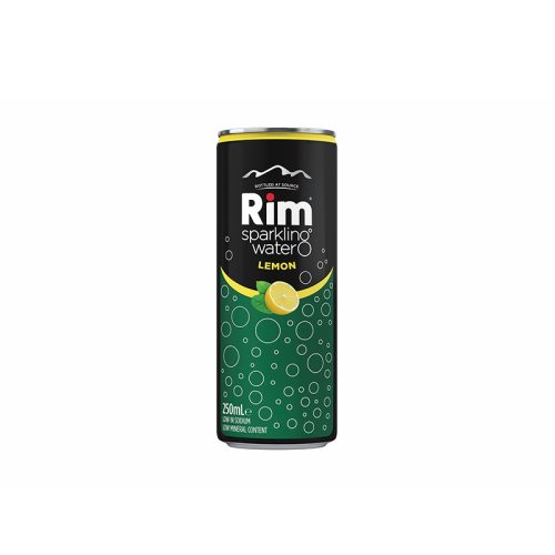 RIM SPARKLING WATER LEMON CAN 250ML