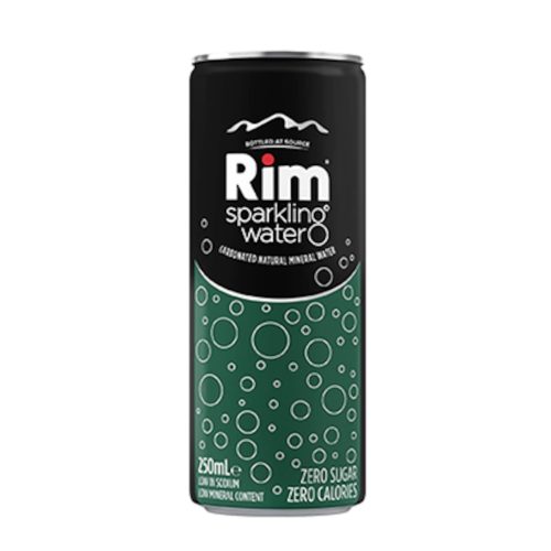 RIM SPARKLING WATER PLAIN CAN 250ML