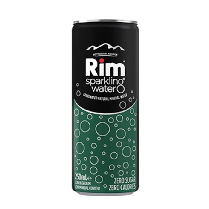 RIM SPARKLING WATER PLAIN CAN 250ML