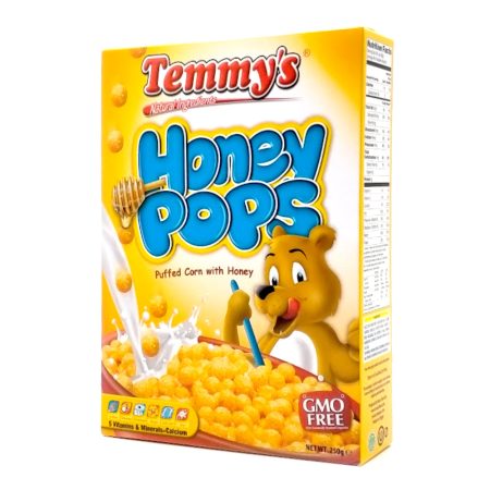 TEMMY CORNFLAKES HONEY POPS 250G