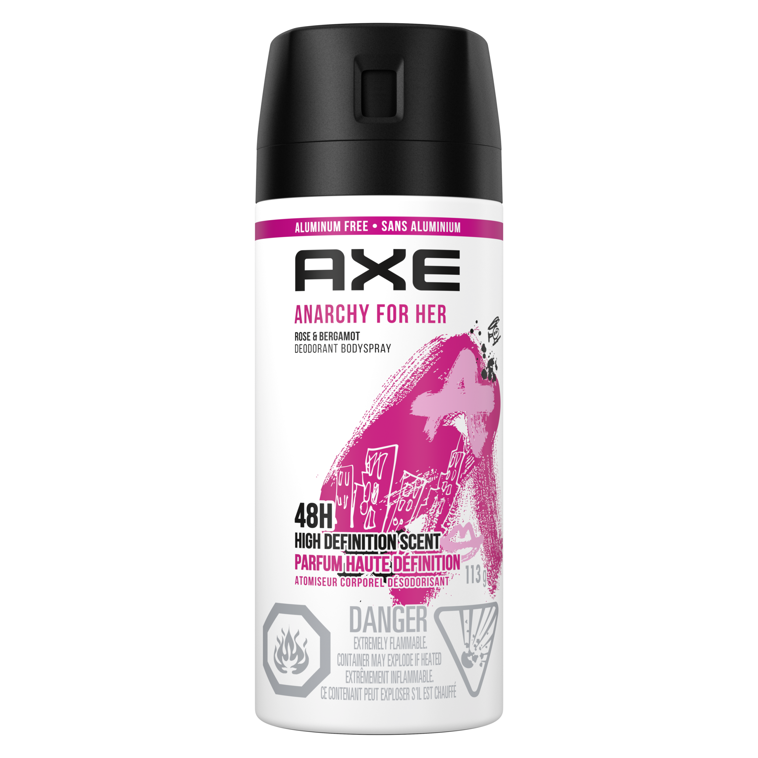 AXE ANARCHY FOR HER ROSE & BARGAMOT DEO BODYSPRAY
