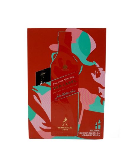 JOHNNIE WALKER RED 75CL+20CL BLACK