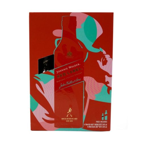 JOHNNIE WALKER RED 75CL+20CL BLACK