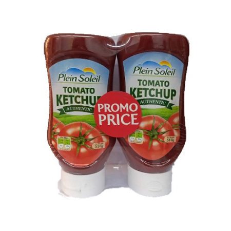 PLEIN SOLEIL KETCHUP SQUEEZE X2 510G