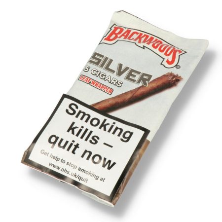 BACKWOODS SILVER 5 CIGARS LEAF WRAPPER