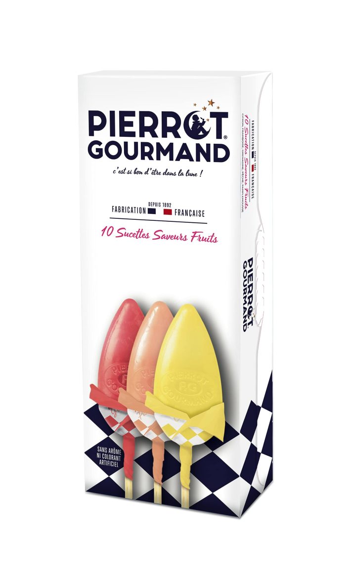 PIERROT GOURMAND 10 FRUITS LOLLIPOPS
