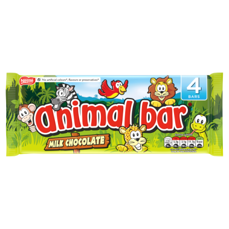 NESTLE ANIMAL BAR MILK CHOCOLATE 19G
