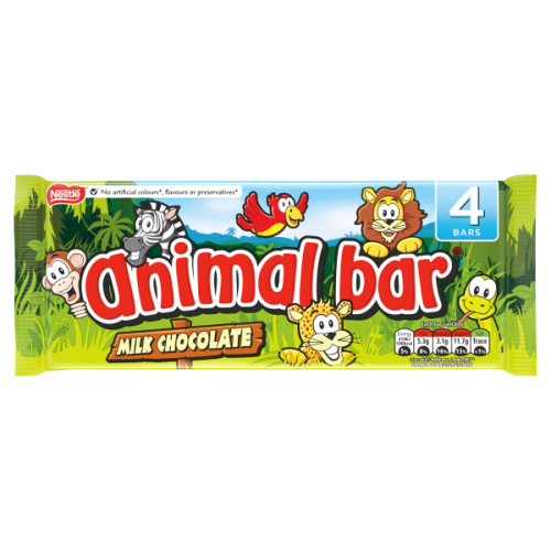 NESTLE ANIMAL BAR MILK CHOCOLATE 19G
