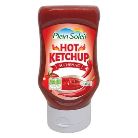 PLEIN SOLEIL HOT TOMATO KETCHUP SQUEEZE 340G