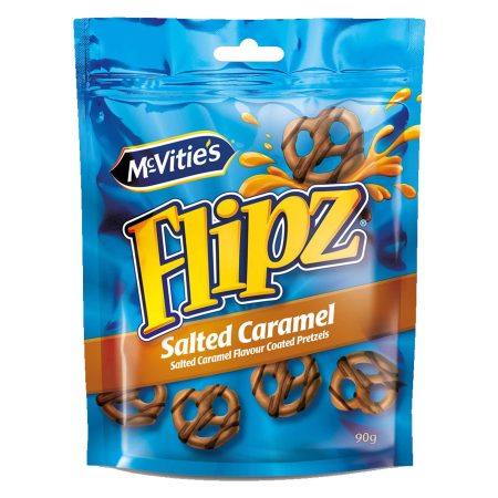 MCVITIES FLIPZ SALTED CARAMEL 90G