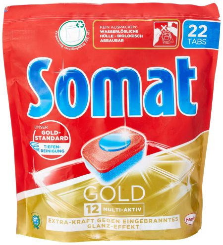 SOMAT GOLD AUTOMATIC DISHWASHING TABLETS 22TABS (-30%)