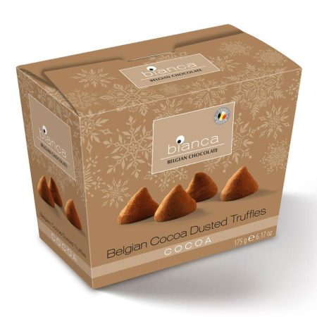 BIANCA BELGIAN COCOA DUSTED TRUFFLES CHRISTMAS GOLD BOX 175G