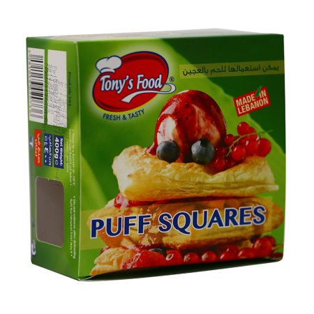 TONY'S FOOD PUFF SQUARES 400G