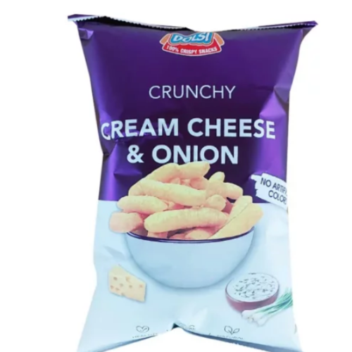 DOLSI CRISPY SNACKS CREAM CHEESE & ONION 80G