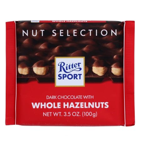 RITTER SPORT DARK CHOCOLATE + DARK ALMOND