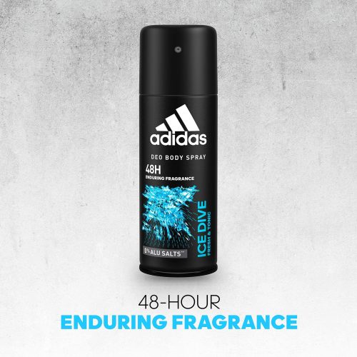 ADIDAS ICE DIVE DEO BODY SPRAY FOR MEN 48-HOUR 150ML