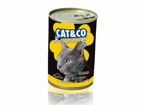 CAT & CO CHICKEN & TURKEY 405G
