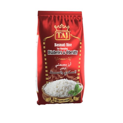 TAJ DIABETES&OBESITY BASMATI RICE 908G