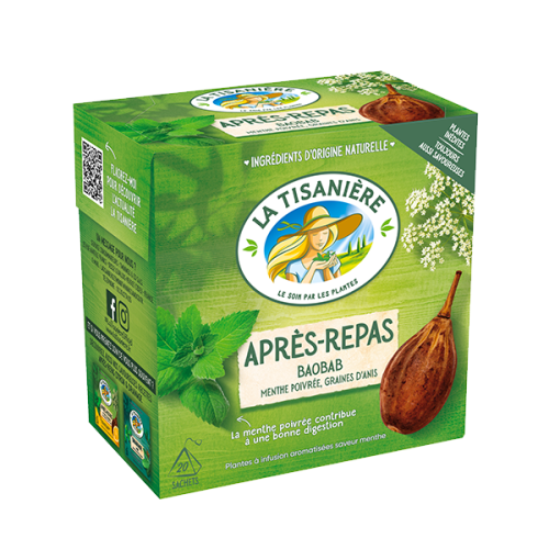 LA TISANIERE INFUSION APRES-REPAS BAOBAB 20 SACHETS
